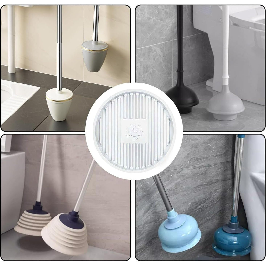 2 White Plunger Drying Trays, 7-Inch - Just Closeouts Canada Inc.X004LW71AV