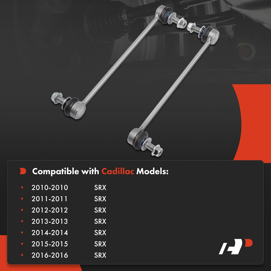 2 x Front Sway Bar Links Stabilizer Bar Links, Compatible with Cadillac SRX 2010 2011 2012 2013 2014 2015 2016 - Just Closeouts Canada Inc.