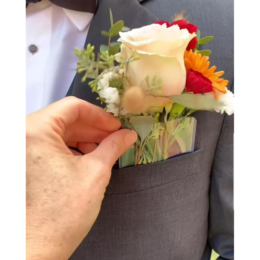 20 Clear Pocket Boutonniere Sleeves for Suit Jackets - Just Closeouts Canada Inc.