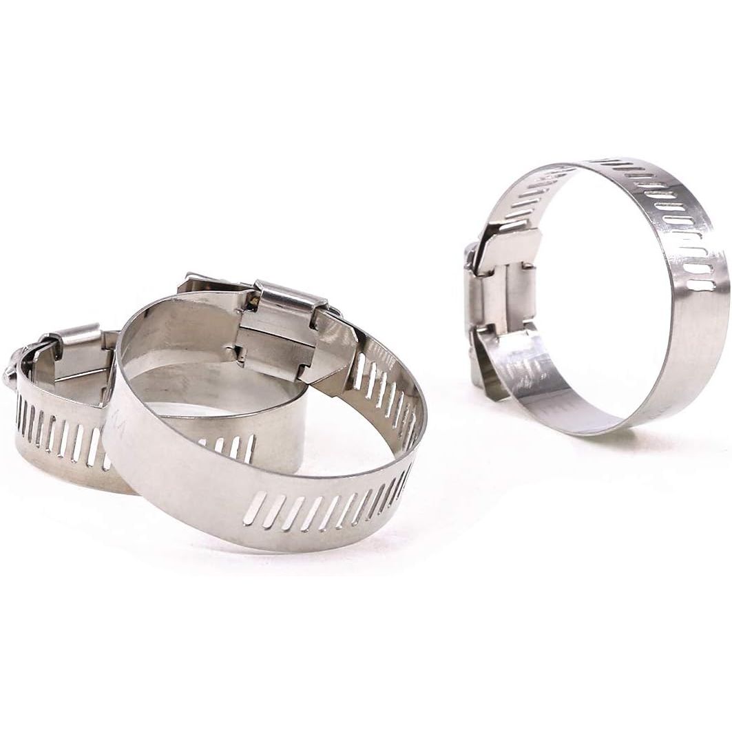 20-Pack 304 Stainless Steel Hose Clamps, 21–44 mm - Just Closeouts Canada Inc.X001X5Z377