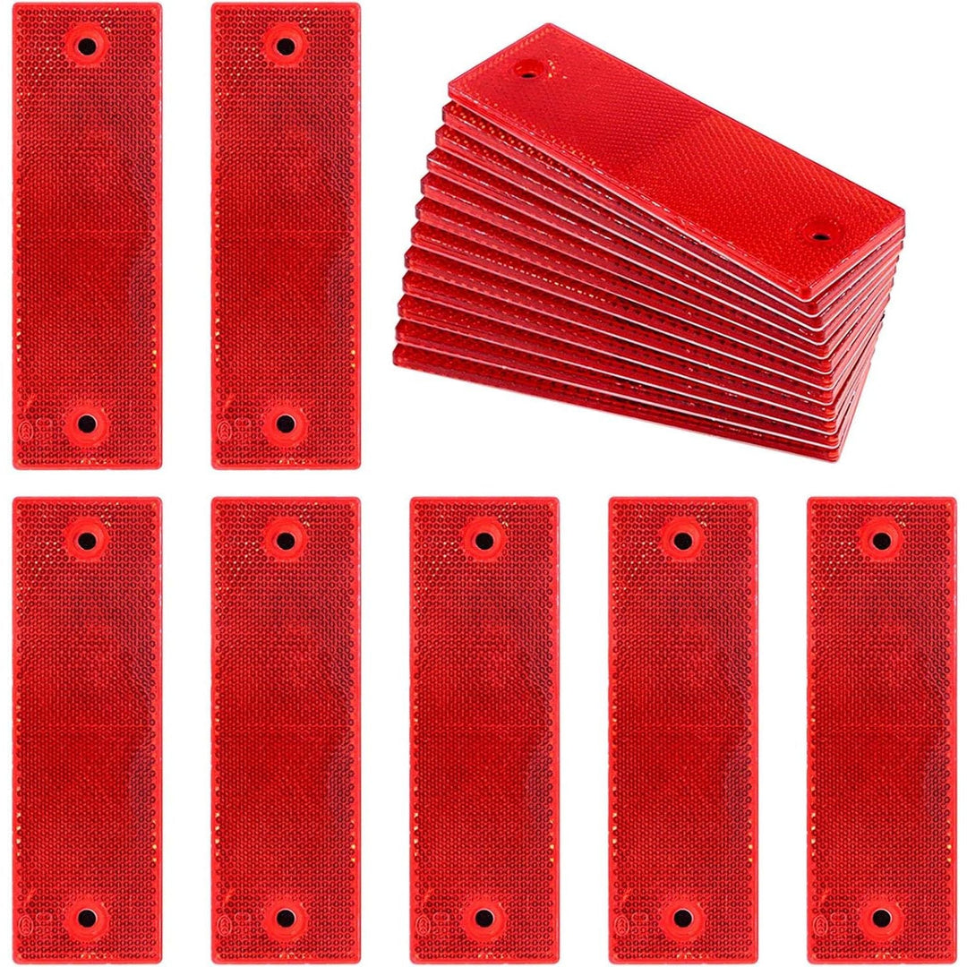 20-Piece Red Adhesive Car Reflector Set - Just Closeouts Canada Inc.X002AZXCYZ