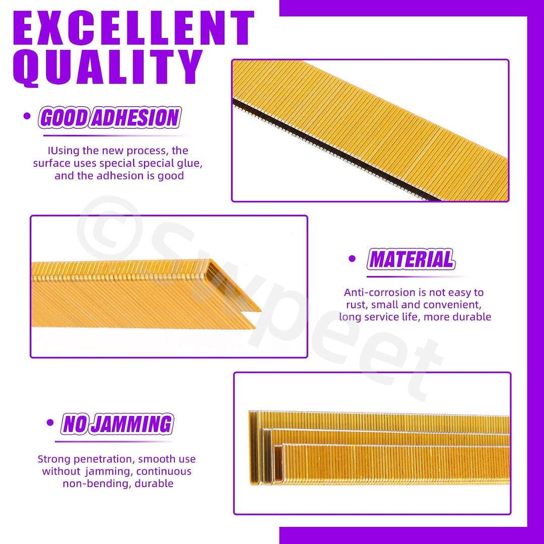2,001-Piece K413 Narrow Crown Staple Kit, 1/4 x 1/2 Inch - Just Closeouts Canada Inc.X003U3P221