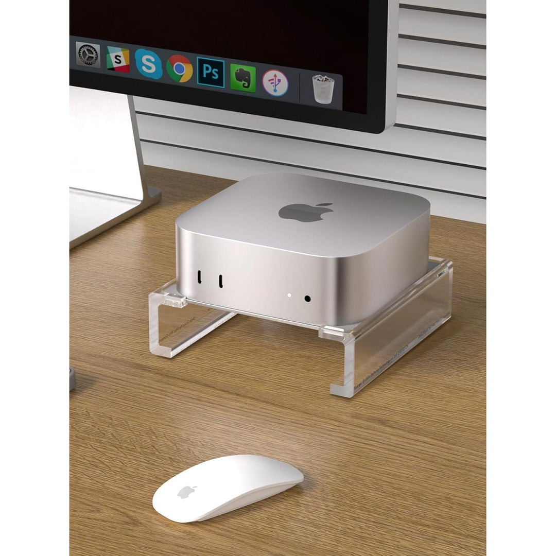2024 Mac mini Computer Stand,Desk Mount for Mac mini M4/M4 Pro, Provides Better Air Flow Heat Dissipation and Support.Anti - Slip and Drop - Off Design. - Just Closeouts Canada Inc.X004IHDPJ5