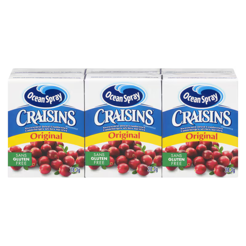 OCEAN SPRAY Craisins Sweetened Dried Cranberries 170g (28.3gx6)