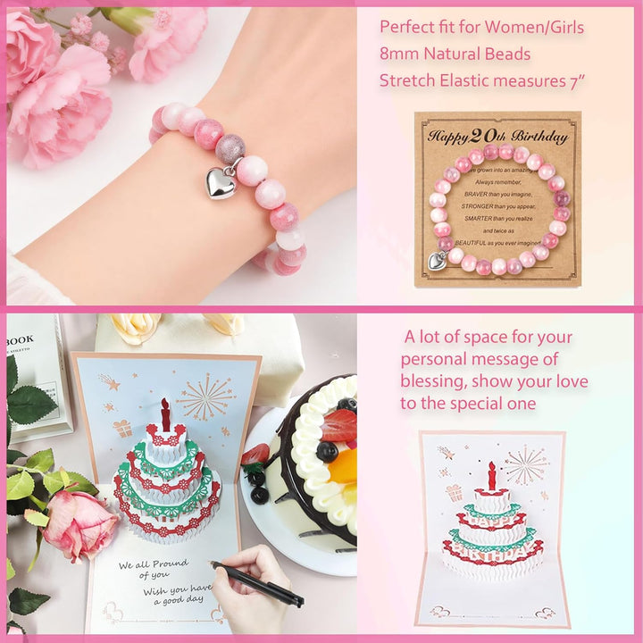 20th Birthday Gifts For Girls, 20 Year Old Girl Birthday Gifts, Happy 20th Birthday Basket Gifts Box for Best Friends Female Daughter Sister Her Girlfriend Coworker Bestie Women Birthday Unique - Just Closeouts Canada Inc.X0041K3NQT