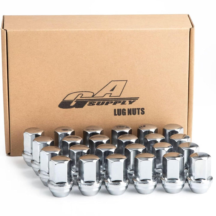 24pcs 14x1.5 Lug Nuts Chrome, 1.8 Inch 45mm Length, 7/8" 22mm Hex, OEM Factory Style M14x1.5 Wheel Lug Nuts, Closed End Large Acorn Seat - Just Closeouts Canada Inc.X0043L7K3D