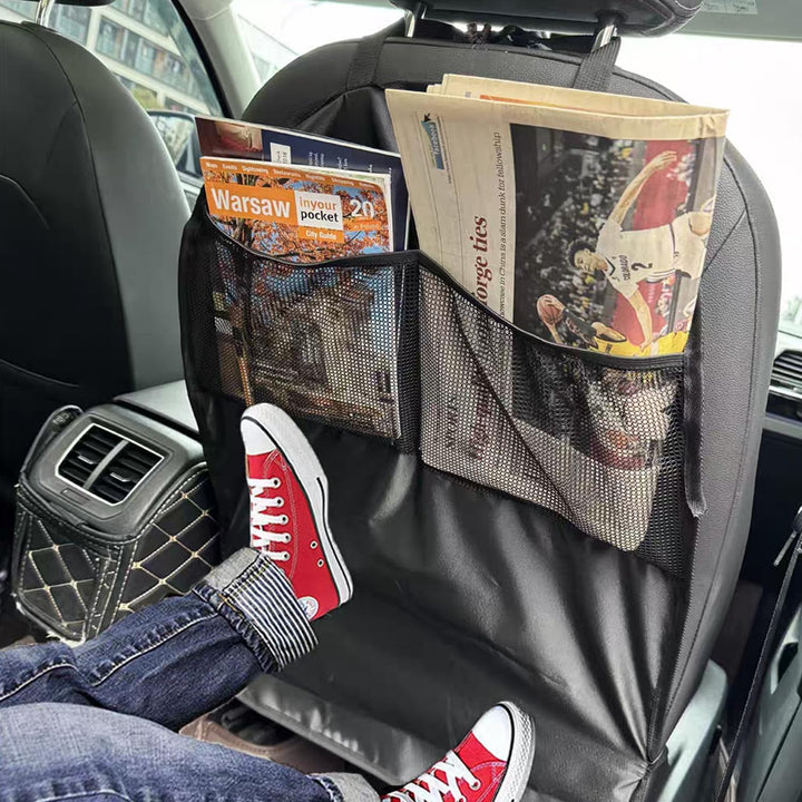 2PCS Car Seat Back Protectors with Adjustable Strap, Waterproof Seat Back Kick Pads for Car Truck SUV Van - Just Closeouts Canada Inc.