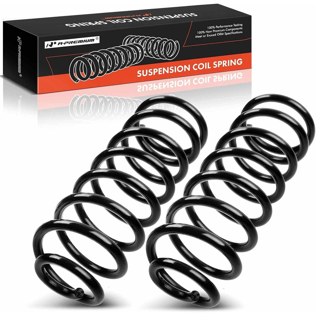 2Pcs Rear Suspension Coil Spring Set Compatible with Jeep Wrangler 2007-2017 3.6L 3.8L, Driver and Passenger Side, Replace 68004254AA - Just Closeouts Canada Inc.