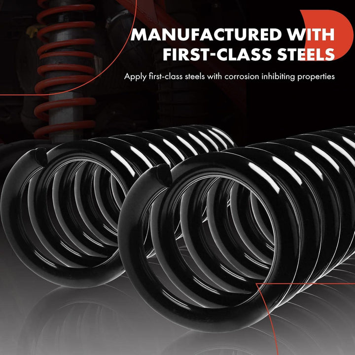2Pcs Rear Suspension Coil Spring Set Compatible with Jeep Wrangler 2007-2017 3.6L 3.8L, Driver and Passenger Side, Replace 68004254AA - Just Closeouts Canada Inc.