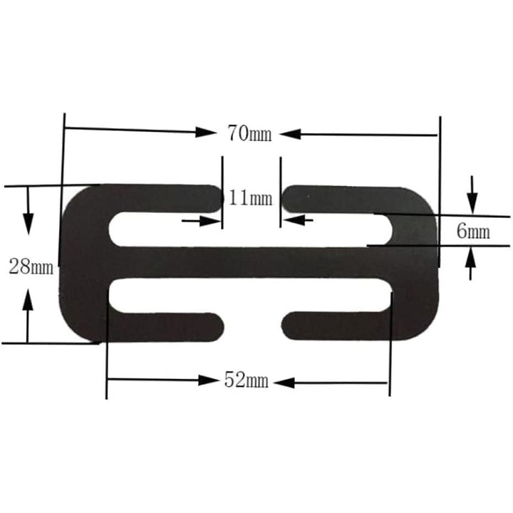 3 Pack Car Seat Belt Adjuster Locking Clip Metal Safety Buckle Adjuster Vehicle Seatbelt Adjusting Clips Auto Stomach Neck Shoulder Protector Strap Positioner Universal Comfortable for Adults Kids - Just Closeouts Canada Inc.