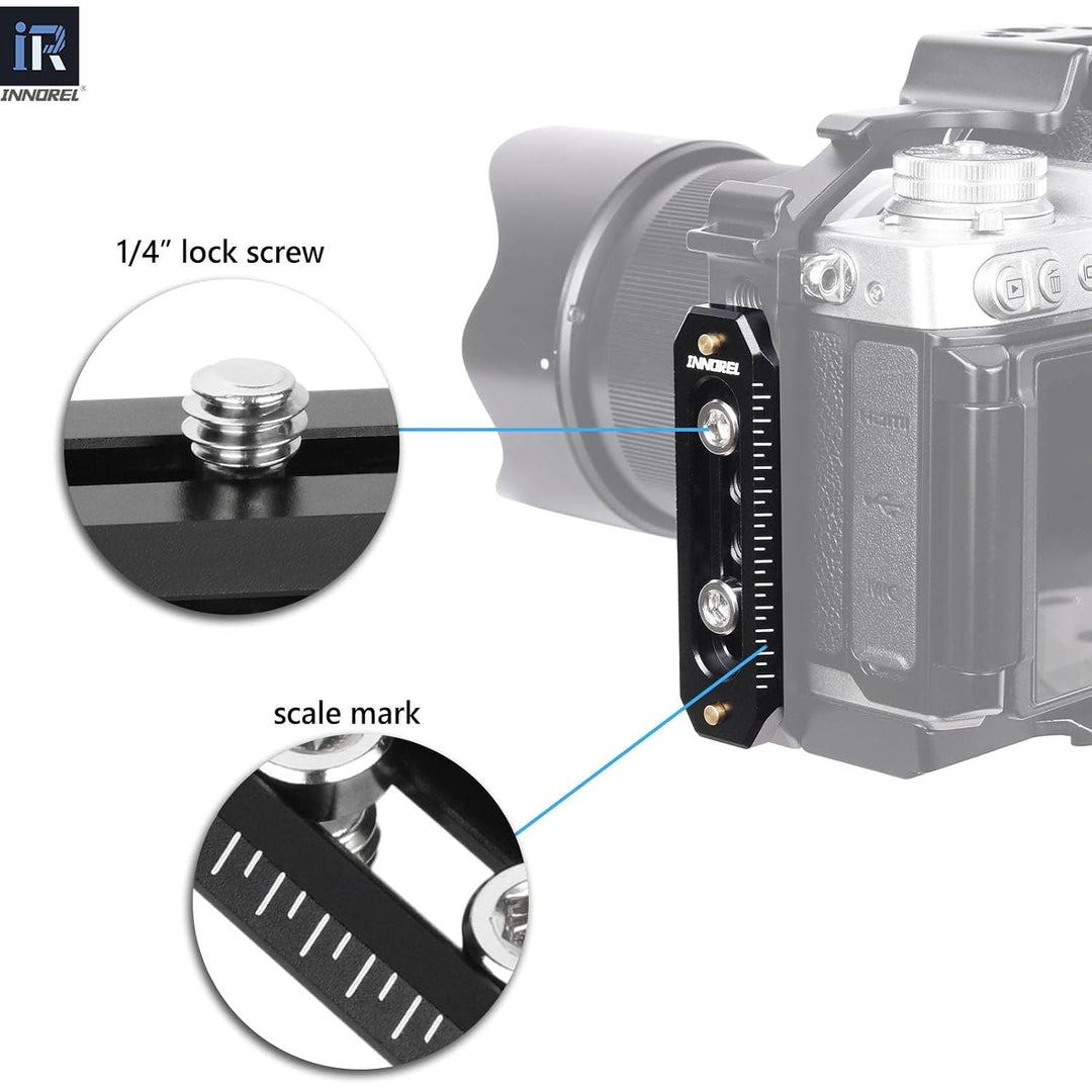 3 Packs Quick Release NATO Rail Set 45/65/85mm Long Lightweight NATO Rails with 1/4" Screws and Anti Drop Safety Pins for Camera Cage, Field Monitor Mount, NATO Clamp Top Handle Side Handle - Just Closeouts Canada Inc.X004S98EWV