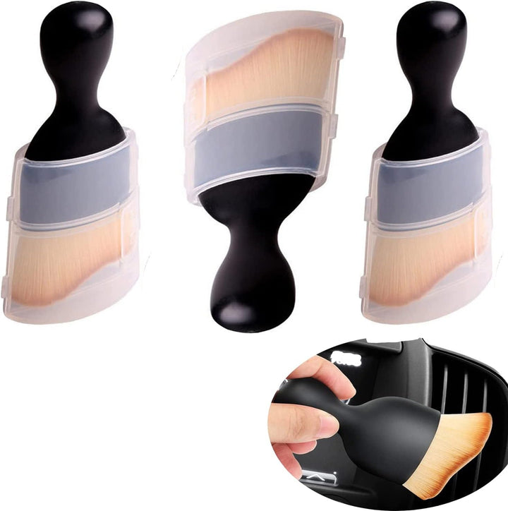 3 Soft-Bristle Car Interior Detailing Brushes - Just Closeouts Canada Inc.