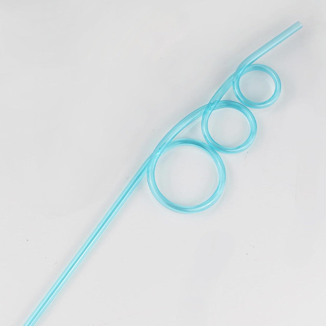 30 Assorted Reusable Curly Party Straws - Just Closeouts Canada Inc.