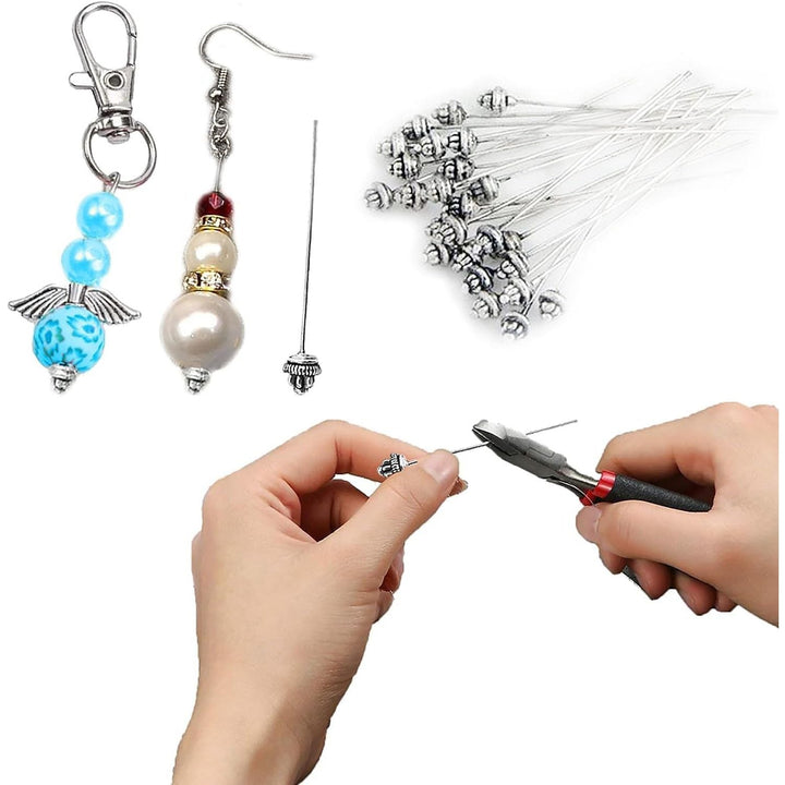 300 Gold and Silver Ball-Head and Flower-Head Jewelry Pins - Just Closeouts Canada Inc.