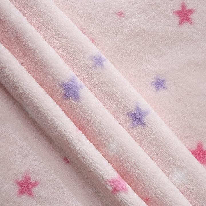30''X40'' Cute Cozy Fluffy Warm Baby Blanket for Boys Infants Toddlers' Bedding Crib Cot Stroller, Baby Shower Birthday Newborn's Gift (Pink Star) - Just Closeouts Canada Inc.