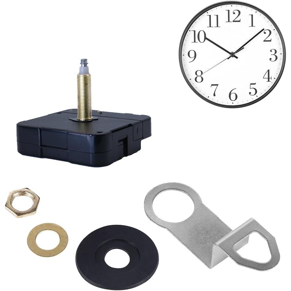31mm Long-Shaft Quartz Clock Movement Kit with Black Hands - Just Closeouts Canada Inc.X004Q6MW51