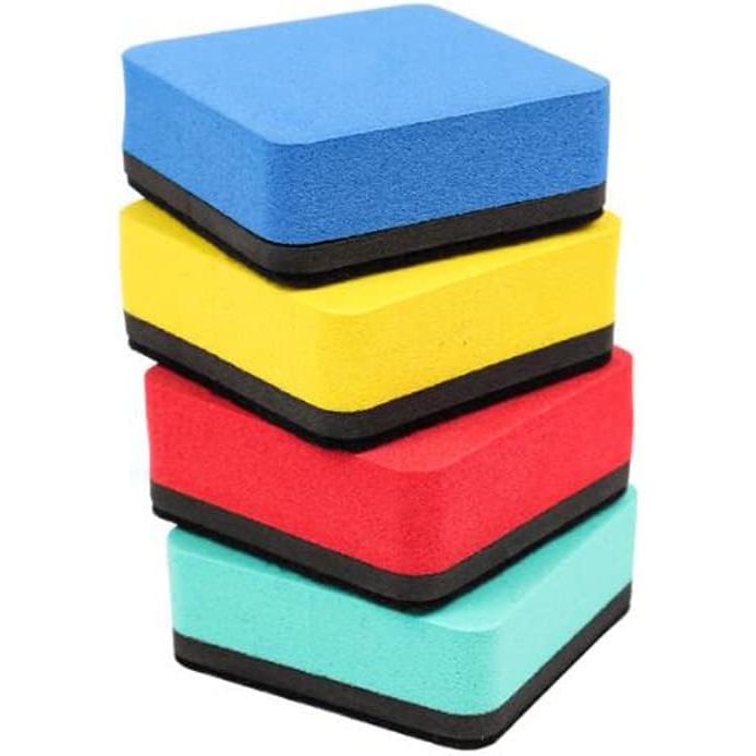 32 Pack 8 Color Magnetic Dry Eraser White Board Erase Chalkboard Bulk Mini Whiteboard Cleaner for Kids Students Teachers at Classroom Office Home Classroom School - Just Closeouts Canada Inc.