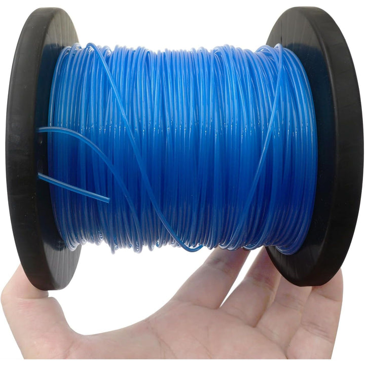 328ft String Trimmer Line Spool .065" (1.6mm) Blue Nylon Strimmer Cord for Garden Maintenance & Lawn Trimming Round Trimmer Line Fil Pour Debroussailleuse with Handy Storage Reel - Just Closeouts Canada Inc.