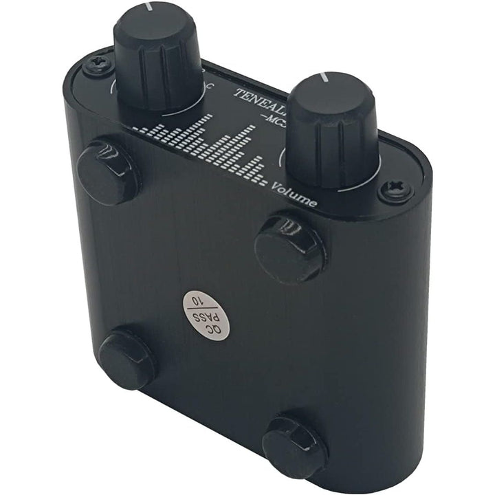 3.5mm Audio Switch with line Volume Controller, 3 in 1 Out 1/8" aux switcher Splitter selector Box, Mini Inline Headphone attenuator Volume Control knob - MC31 - Just Closeouts Canada Inc.