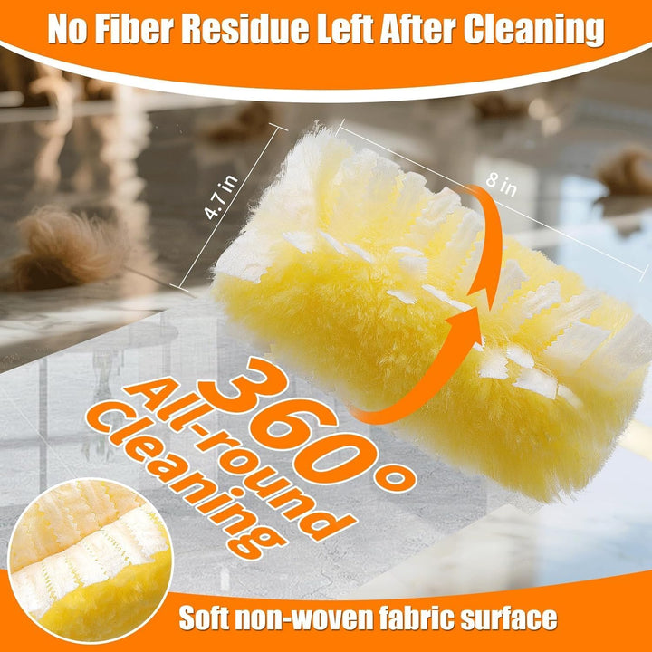 36 Pack Disposable Duster Refills for Swiffer,360 Degree Heavy Duty Microfiber Duster Kit with 1 Handle,Multi - Surface Duster Refills for Furniture, Blinds, Ceiling Fans Cleaning - Just Closeouts Canada Inc.X004QV55TB