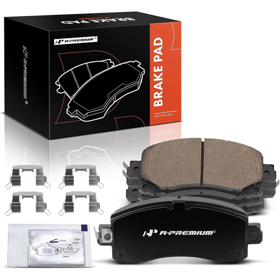 4 Front Ceramic Brake Pads with Hardware for Subaru - Just Closeouts Canada Inc.