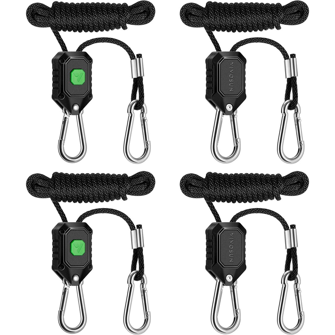4-Pack Adjustable Grow Light Rope Hangers, 1/8 in × 8 ft - Just Closeouts Canada Inc.