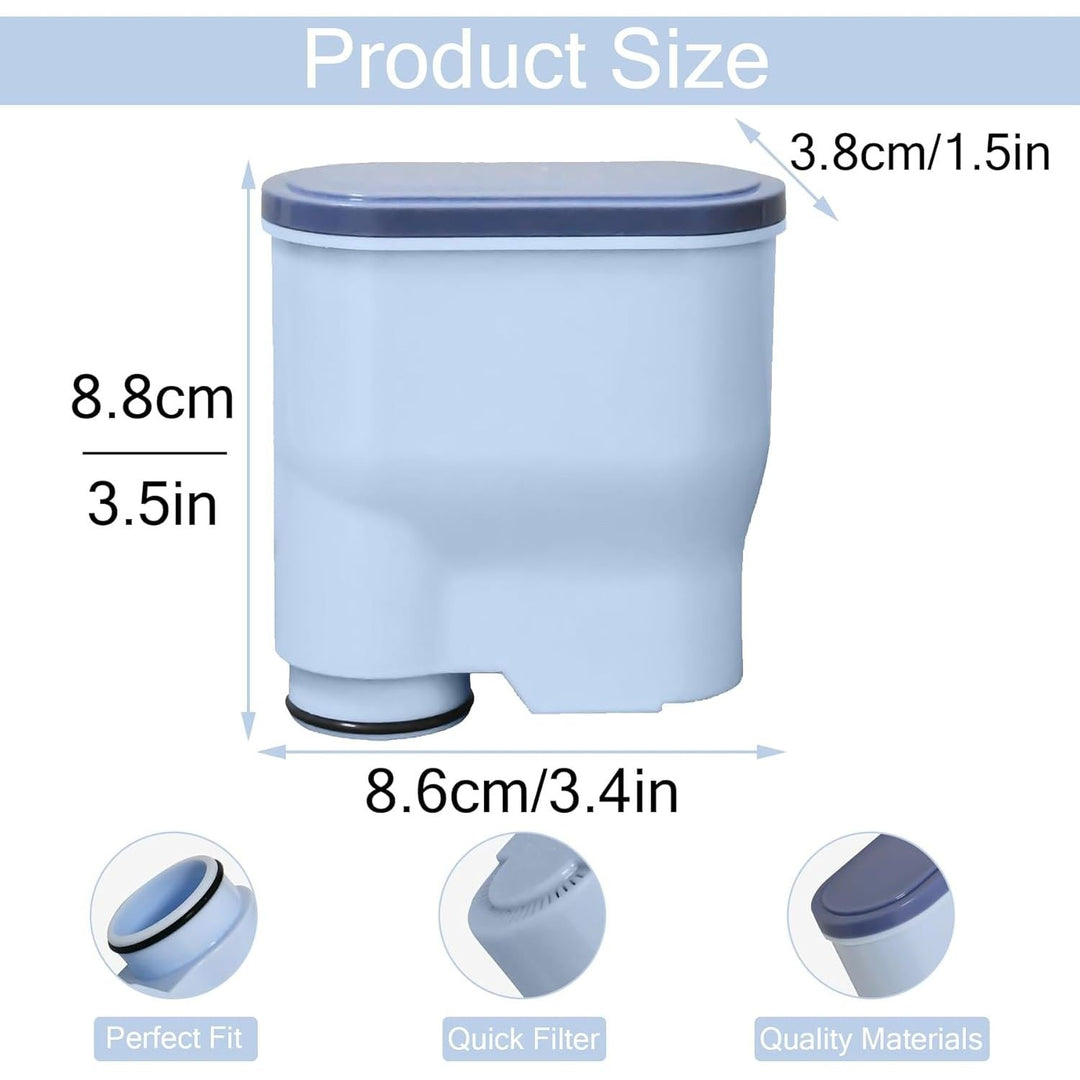 4 Pack Espresso Coffee Machine Water Filter Replacement Compatible with Philips Saeco AquaClean CA6903 / 10/00 / 01/22 / 47 (4pack) - Just Closeouts Canada Inc.