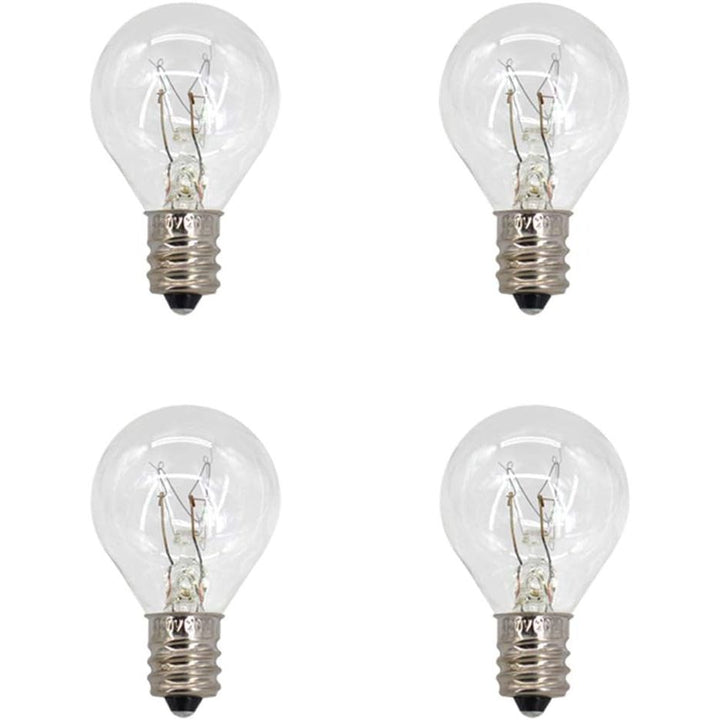 4 Pack Wax Warmer Bulbs,20 Watt Bulbs for Middle Size Scentsy Warmers,G30 Globe E12 Incandescent Candelabra Base Clear Light Bulbs for Candle Wax Warmer,Long Last Lifespan - Just Closeouts Canada Inc.