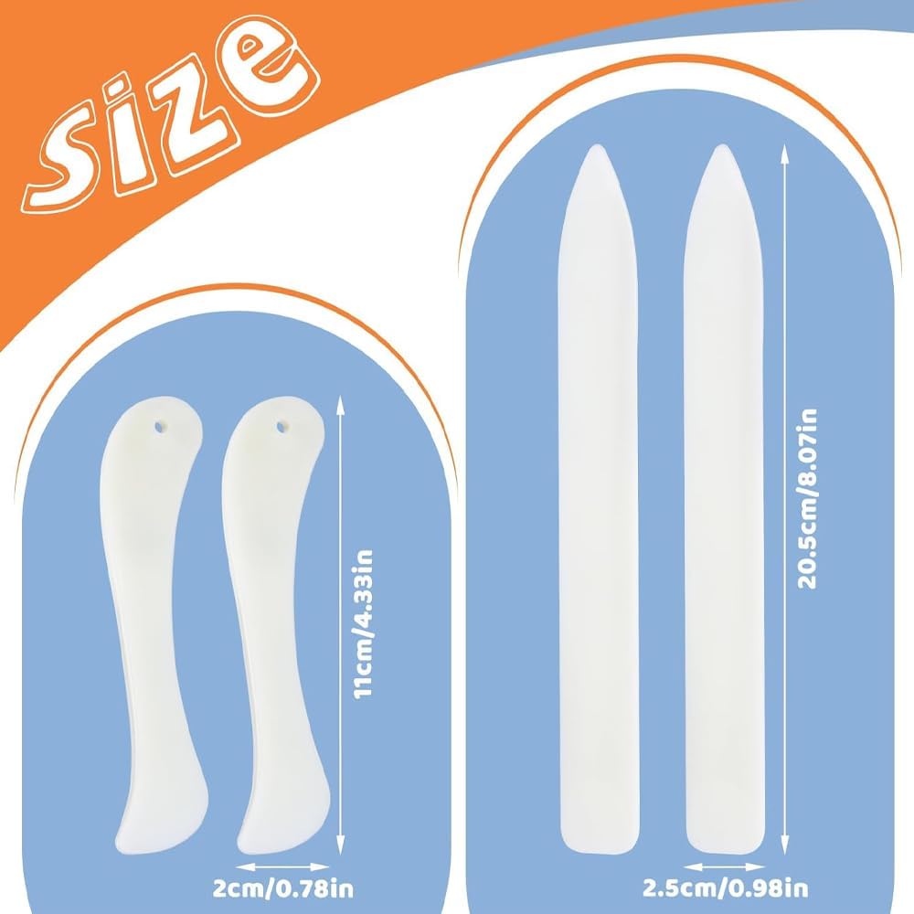 4-Piece Plastic Bone Folder & Paper Creaser Set - Just Closeouts Canada Inc.X004M56IYR