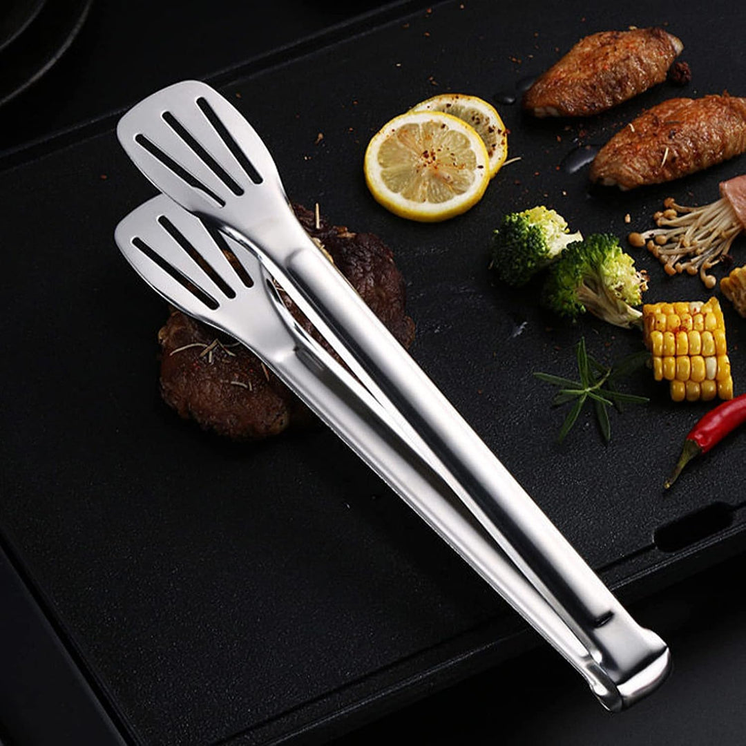 4-Piece Stainless Steel Serving Tong Set, 7–14 in - Just Closeouts Canada Inc.