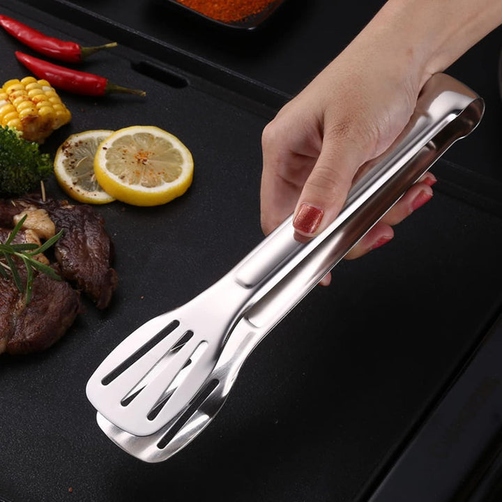 4-Piece Stainless Steel Serving Tong Set, 7–14 in - Just Closeouts Canada Inc.