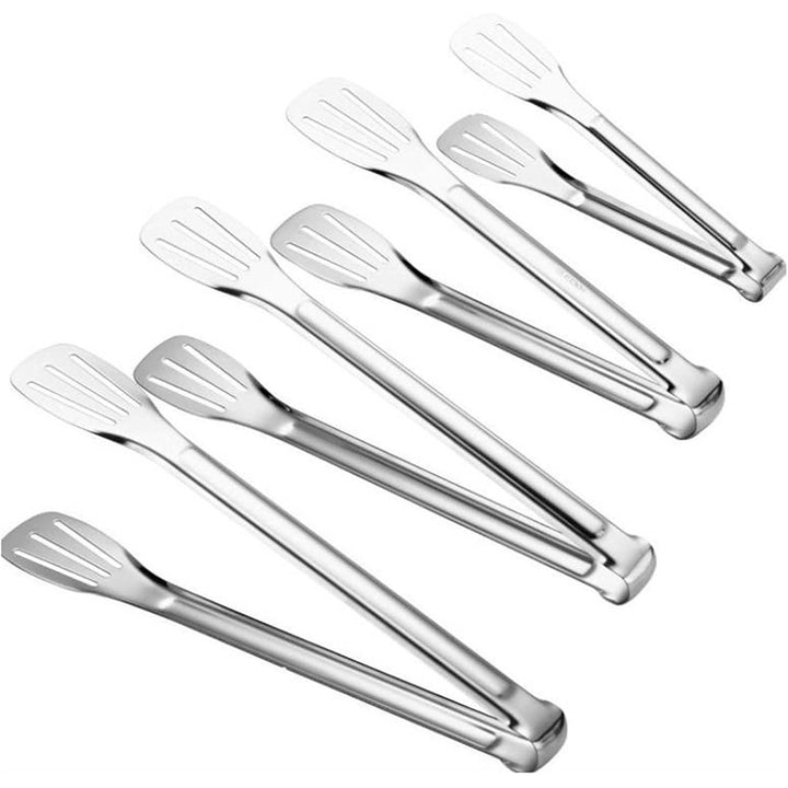 4-Piece Stainless Steel Serving Tong Set, 7–14 in - Just Closeouts Canada Inc.