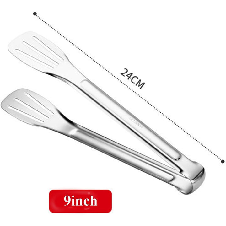4-Piece Stainless Steel Serving Tong Set, 7–14 in - Just Closeouts Canada Inc.