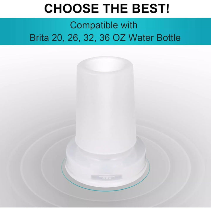 4 White Silicone Water Bottle Bite-Valve Replacements - Just Closeouts Canada Inc.
