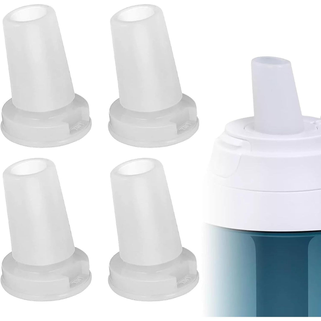 4 White Silicone Water Bottle Bite-Valve Replacements - Just Closeouts Canada Inc.
