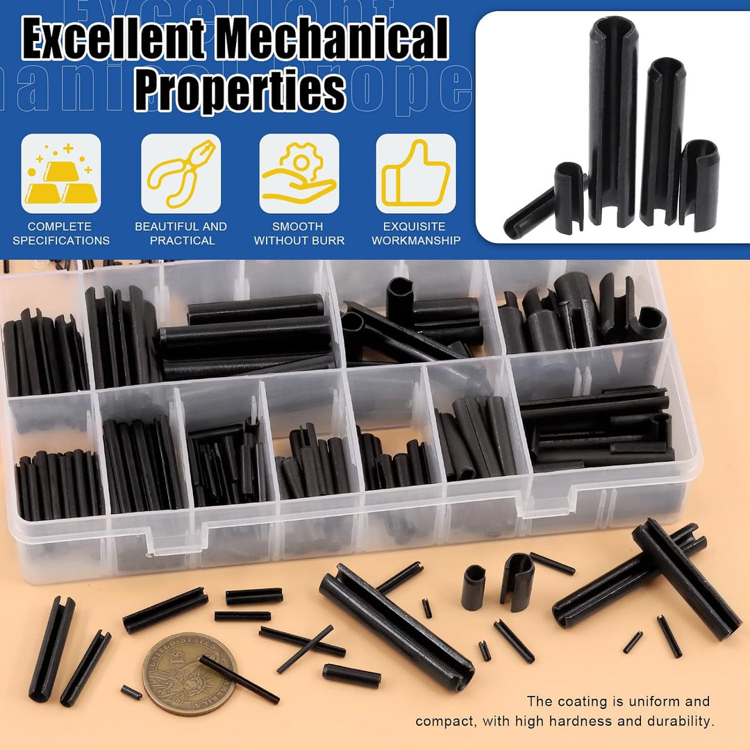 405-Piece Slotted Spring Roll Pin Assortment, 27 Sizes - Just Closeouts Canada Inc.X0037GZ07X