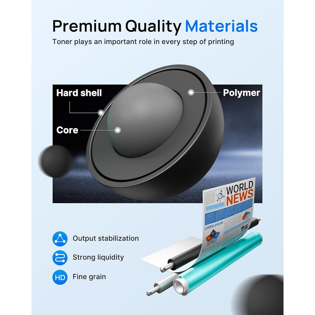 410A CF410A Toner Cartridge Replacement GPC Image for HP CF411A CF412A CF413A to use with Color Laserjet Pro MFP M477fdw M477fdn M477fnw Pro M452dn M452nw M452dw Printer Toner (4 Pack) - Just Closeouts Canada Inc.X004E4YVH7