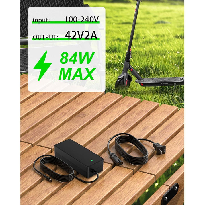 42V 2A Charger for iScooter i9, i9 Pro, i8, i8L, 1S Electric Scooter Charger Compatible with isinwheel S9/S9 Pro/S9 Max (Fits 36V Lithium Battery Scooters) - Just Closeouts Canada Inc.