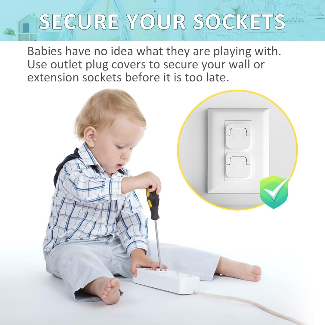 4our kiddies baby proof outlet covers (60pack) - Just Closeouts Canada Inc.