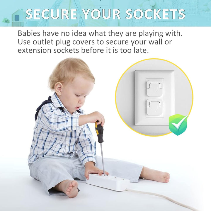 4our kiddies baby proof outlet covers (60pack) - Just Closeouts Canada Inc.