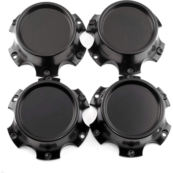 4pcs 135mm (5.31inch) 6 Lugs Car Wheel Center Caps Black Base,OD:135 mm/5.31 in,ID:100 mm/3.94 in - Just Closeouts Canada Inc.