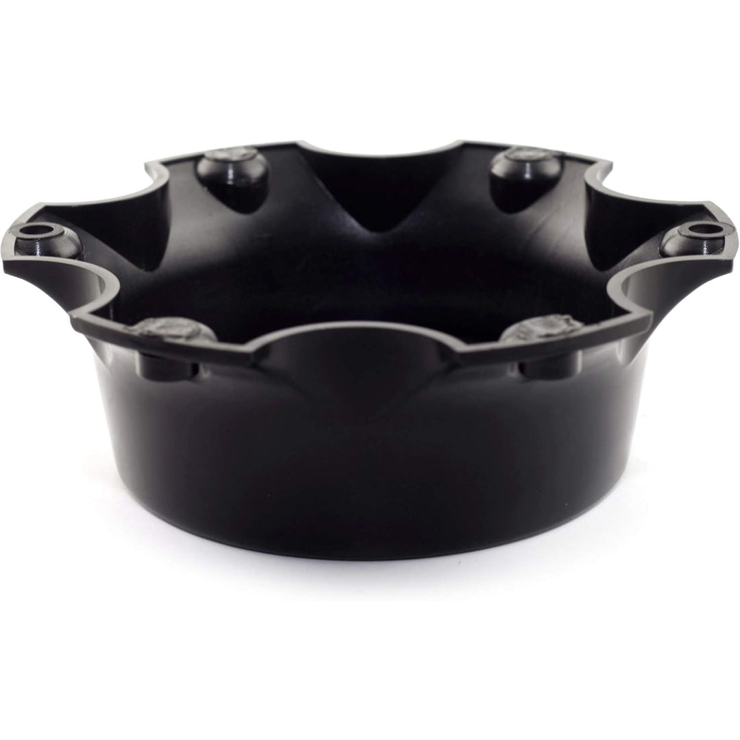 4pcs 135mm (5.31inch) 6 Lugs Car Wheel Center Caps Black Base,OD:135 mm/5.31 in,ID:100 mm/3.94 in - Just Closeouts Canada Inc.