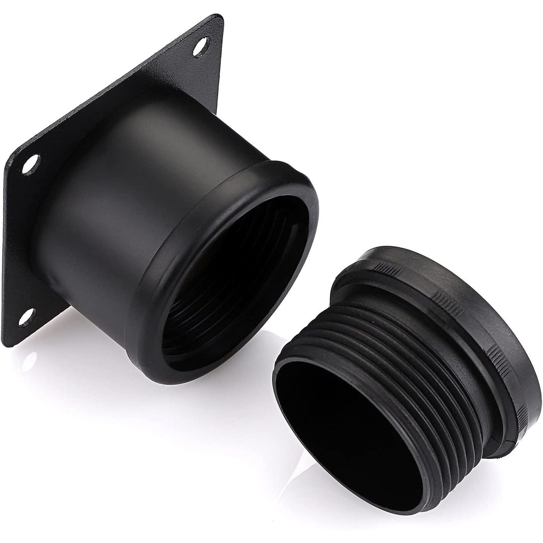 4Pcs 2 Inch Stainless Steel Furniture Legs Feets - Metal Adjustable Furniture Risers Heavy Duty Replacement Legs Extenders for Cabinet Desk Table Sofa Chair - Just Closeouts Canada Inc.