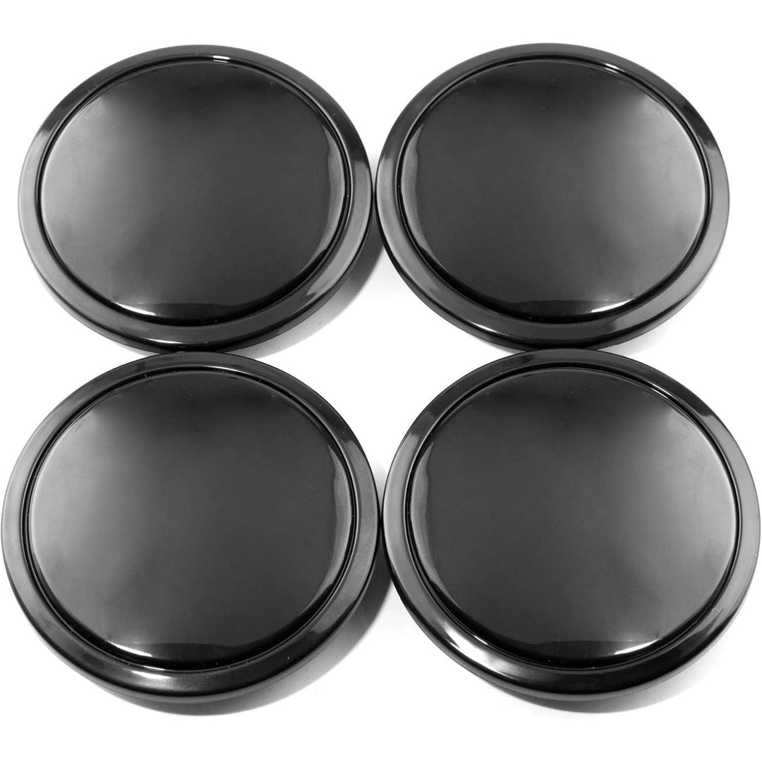 4pcs 69mm(2.72in)/ 55.6mm(2.19in) Wheel Hub Center Caps Black for 4B0 601 170 A A3 A4 A5 A6 A7 Q3 S5 S6 S758811 Wheel - Just Closeouts Canada Inc.