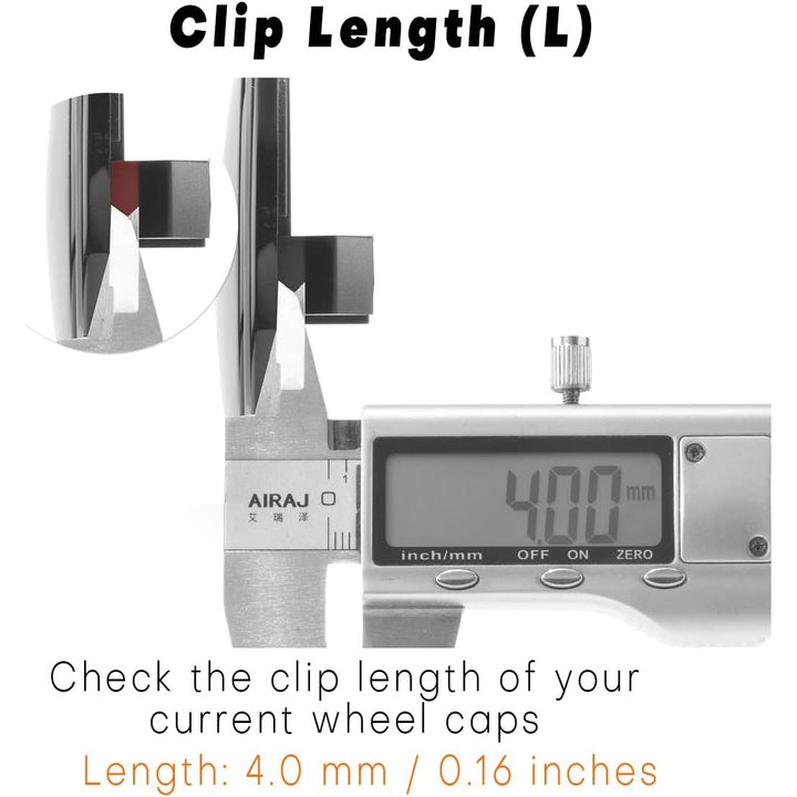 4pcs 69mm(2.72in)/ 55.6mm(2.19in) Wheel Hub Center Caps Black for 4B0 601 170 A A3 A4 A5 A6 A7 Q3 S5 S6 S758811 Wheel - Just Closeouts Canada Inc.