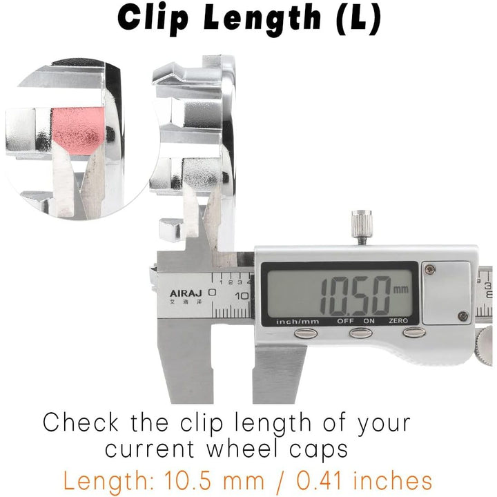 4pcs Wheel Center Caps 70mm /65mm Chrome Silver for 40342 - EA210 Armada (2007 - 2012), Pathfinder (2005 - 2008), Frontier(2005 - 2007) - Just Closeouts Canada Inc.