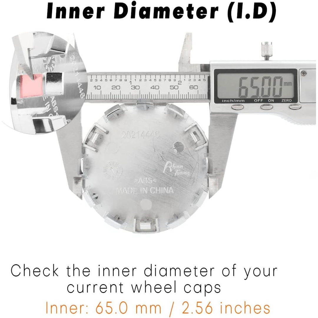 4pcs Wheel Center Caps 70mm /65mm Chrome Silver for 40342 - EA210 Armada (2007 - 2012), Pathfinder (2005 - 2008), Frontier(2005 - 2007) - Just Closeouts Canada Inc.