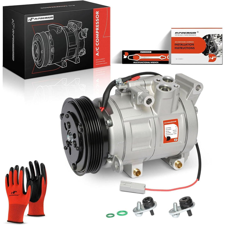 5-Groove HS18 A/C Compressor with Clutch for Mazda 3 2.0L, 2010–2013 - Just Closeouts Canada Inc.