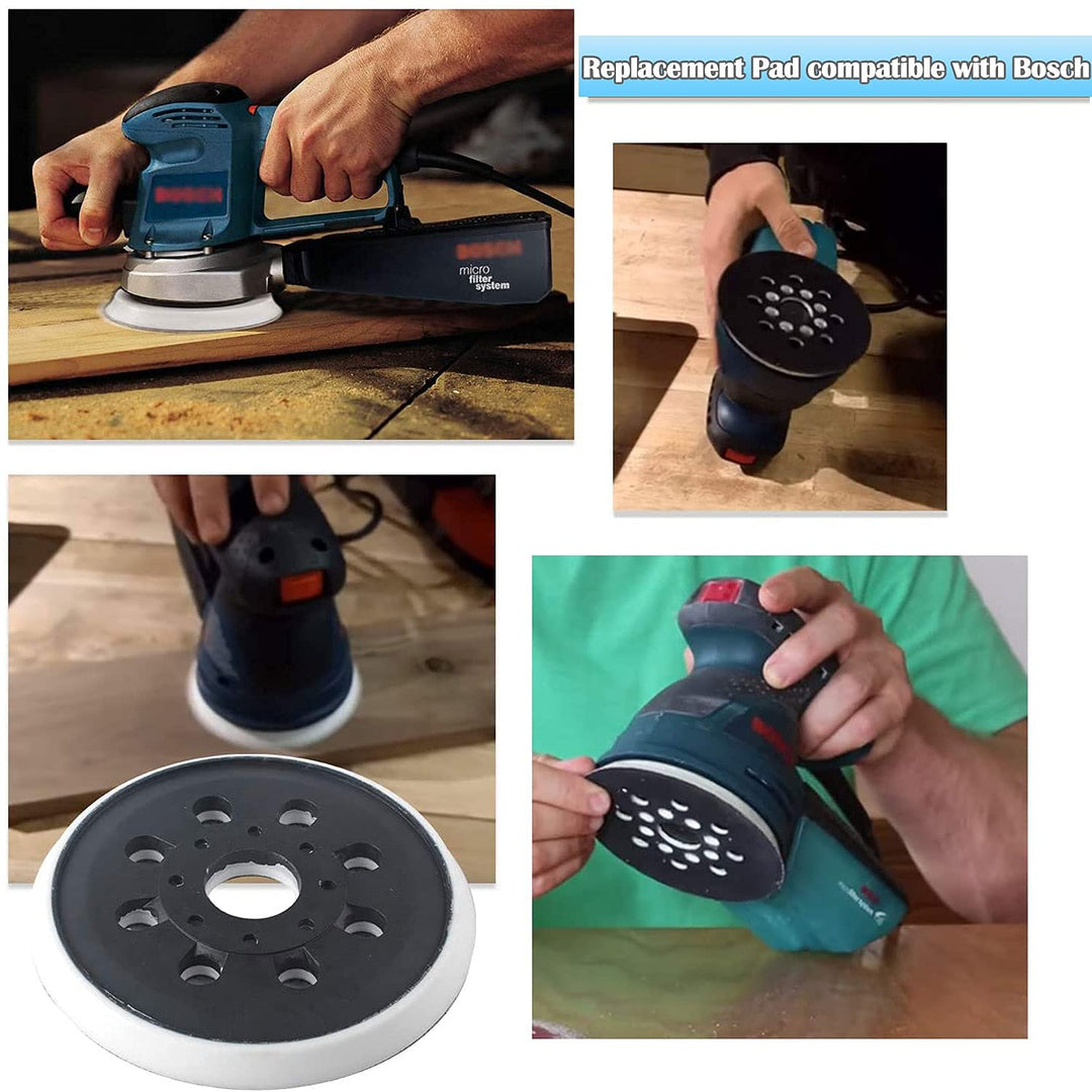 5-Inch 8-Hole Sander Backing Pads, 3-Pack - Just Closeouts Canada Inc.