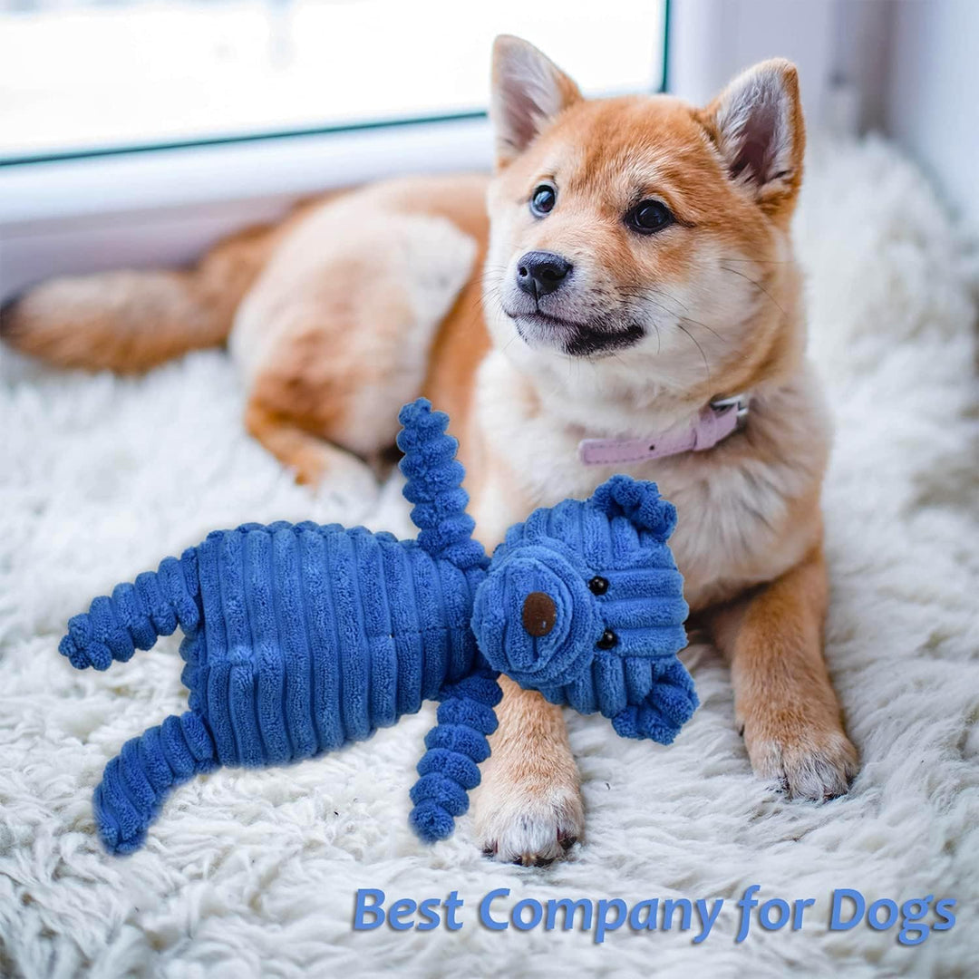 5 Pack Squeaky Plush Dog Toys Assortment: Small Stuffed Puppy Chew Toys, Plush, Squeaky, and Chewy Dog Toys for Puppies Mediem Large Dogs - Just Closeouts Canada Inc.
